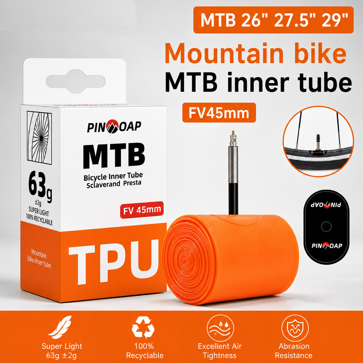 1PC Mountain Bike Inner Tube M - đánh giá và giá Mountain Biking Tube
