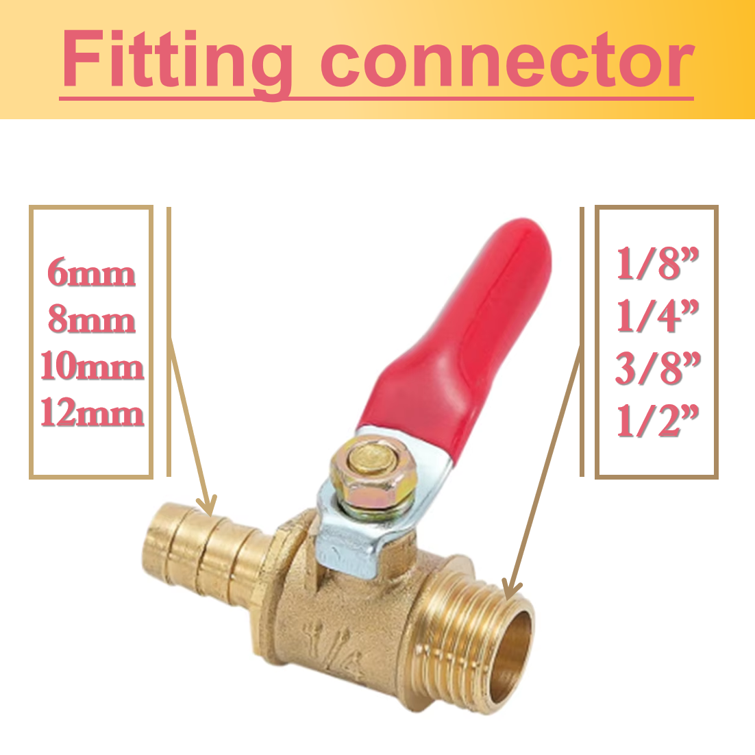 Brass Barbed Ball Valve Male F - đánh giá và giá Spoke Nipple Brass