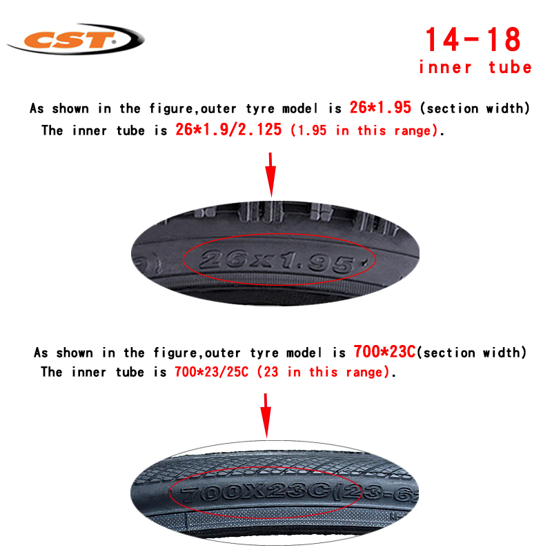 CST 20 inches bicycle Inner 20 - đánh giá và giá Mountain Biking Tube
